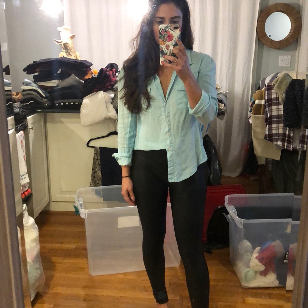 Linen button up